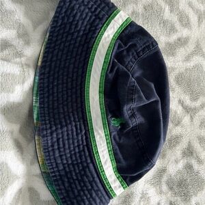 Ralph Lauren Navy Blue & Green Bucket Hat